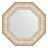 Зеркало в багетной раме Evoform виньетка серебро 109 мм 60,6х60,6 см во Владивостоке 