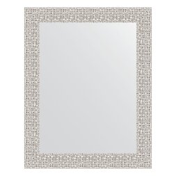 Зеркало в багетной раме Evoform мозаика хром 46 мм 38х48 см