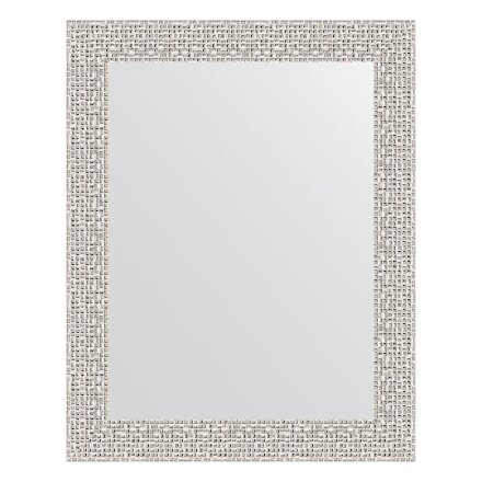Зеркало в багетной раме Evoform мозаика хром 46 мм 38х48 см во Владивостоке 