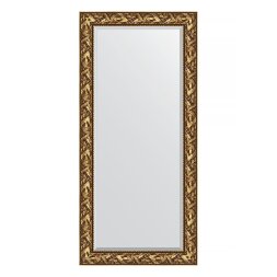Зеркало с фацетом в багетной раме Evoform византия золото 99 мм 79х169 см