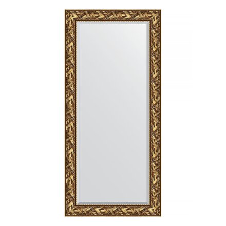 Зеркало с фацетом в багетной раме Evoform византия золото 99 мм 79х169 см во Владивостоке 