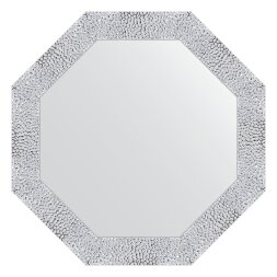 Зеркало в багетной раме Evoform чеканка белая 70 мм 63x63 см