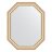 Зеркало в багетной раме Evoform золотые бусы на серебре 60 мм 56x71 см во Владивостоке 