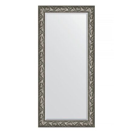 Зеркало с фацетом в багетной раме Evoform византия серебро 99 мм 79х169 см во Владивостоке 