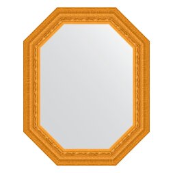 Зеркало в багетной раме Evoform сусальное золото 80 мм 59x74 см