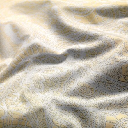 Комплект постельного белья Togas Маргарет жёлтый Двуспальный кинг сайз во Владивостоке 