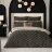 Комплект постельного белья Togas Ладнер чёрный с серым Семейный/дуэт во Владивостоке 