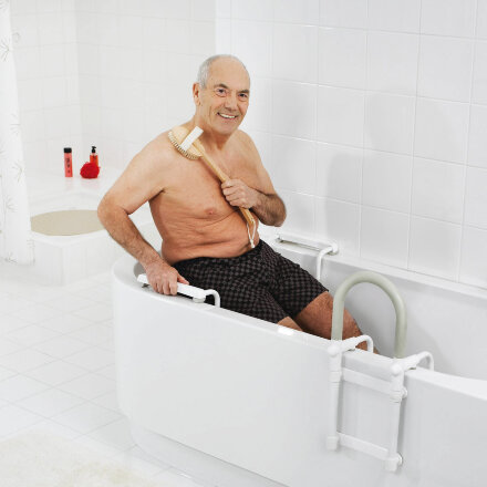 Ridder Сидение в ванную белое/хром (A0040011) во Владивостоке 