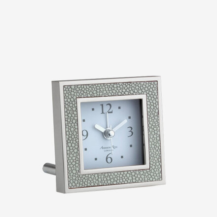 Shagreen Grey Часы настольные с будильником во Владивостоке 