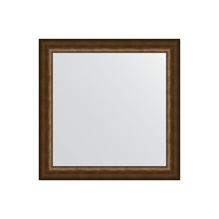 Зеркало в багетной раме Evoform состаренная бронза 66 мм 66х66 см во Владивостоке 