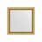 Зеркало в багетной раме Evoform состаренное золото 67 мм 66х66 см во Владивостоке 