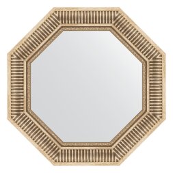 Зеркало в багетной раме Evoform серебряный акведук 93 мм 62x62 см