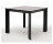 Обеденный стол из HPL 90 Венето серый гранит, каркас черный во Владивостоке 