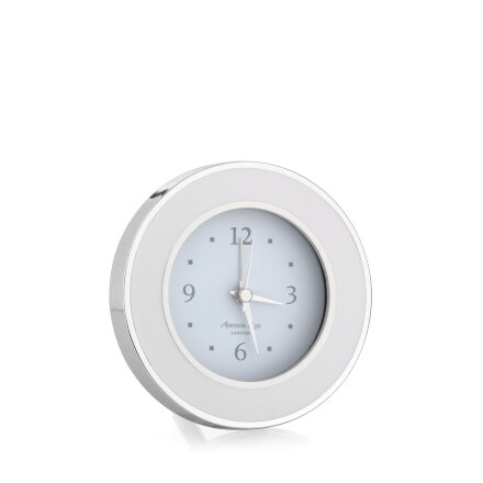 Enamel White Часы настольные с будильником во Владивостоке 