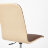 Кресло ТС 47х41х103 см флок, кожзам коричневый/бежевый во Владивостоке 