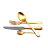 Столовый набор Cutipol ALCANTARA GOLD 9292 24 предмета матовый во Владивостоке 