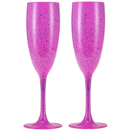 Набор бокалов для шампанского Royal Garden Pink&amp;Turquoise 2 шт 170 мл розовый/бирюзовый во Владивостоке 