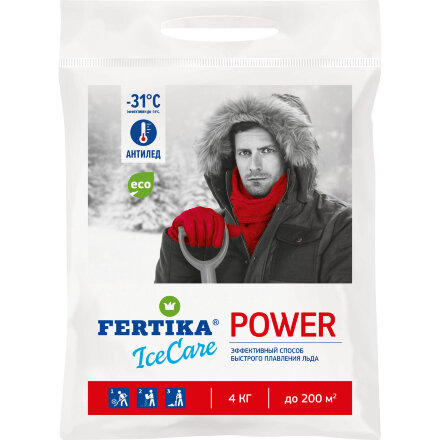 Реагент Фертика IceCare Power для температуры -31°С, 4 кг во Владивостоке 
