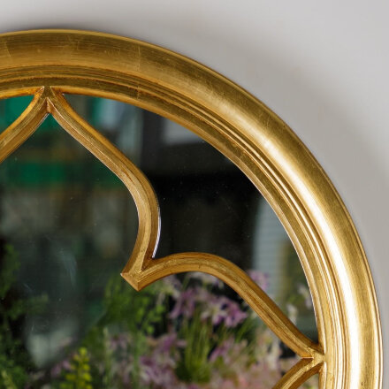 Зеркало Glasar круглое золотистое 60x4x60 см во Владивостоке 