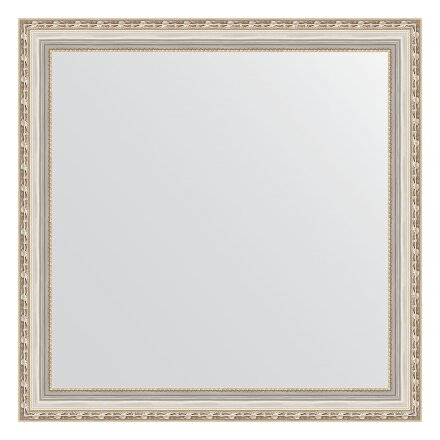 Зеркало в багетной раме Evoform версаль серебро 64 мм 75х75 см во Владивостоке 