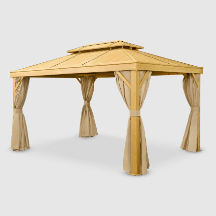 Шатер Insense wood design 3х4м металлическая крыша во Владивостоке 