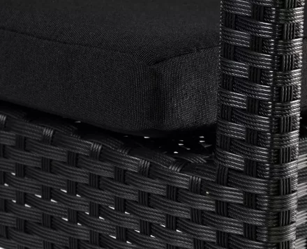 Плетеный стул Milano черный во Владивостоке 