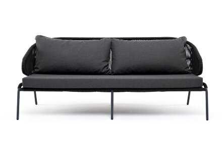 Трехместный диван из роупа Милан темно-серый во Владивостоке 