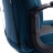 Кресло компьютерное TC Driver флок синее с серым 55х49х126 см во Владивостоке 