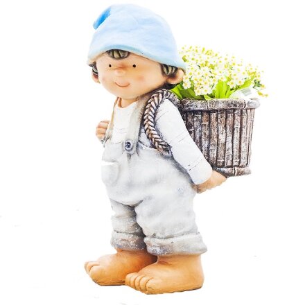 Фигура садовая Мальчик-кашпо н-46 Тпк полиформ во Владивостоке 