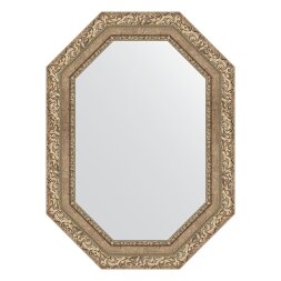 Зеркало в багетной раме Evoform виньетка античное серебро 85 мм 55x75 см