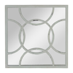 Зеркало Glasar белое 80x2x80 см