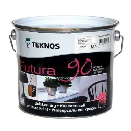Краска Teknos Futura 90 рм1 3/2.7л во Владивостоке 