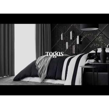 Комплект постельного белья Togas Эдем черный/белый Двуспальный во Владивостоке 
