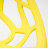 Стул SDM 60х58.5х80 см пластик жёлтый во Владивостоке 