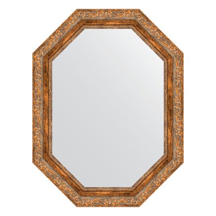 Зеркало в багетной раме Evoform виньетка античная бронза 85 мм 65x85 см во Владивостоке 