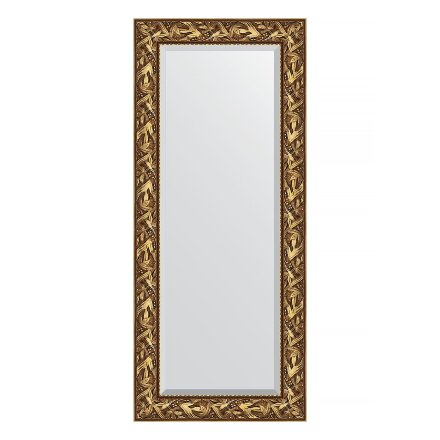 Зеркало с фацетом в багетной раме Evoform византия золото 99 мм 64х149 см во Владивостоке 