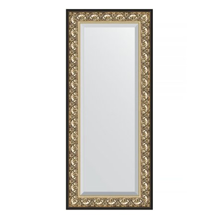Зеркало с фацетом в багетной раме Evoform барокко золото 106 мм 65х150 см во Владивостоке 