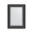 Зеркало с фацетом в багетной раме Evoform черный ардеко 81 мм 55х75 см во Владивостоке 