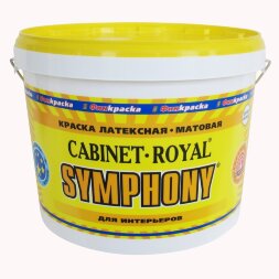 Краска в/э латексная Symphony Cabinet Royal 9л