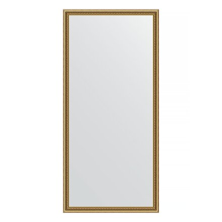 Зеркало в багетной раме Evoform бусы золотые 46 мм 72х152 см во Владивостоке 