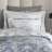 Комплект постельного белья Togas Эрико белый с голубым Полуторный во Владивостоке 