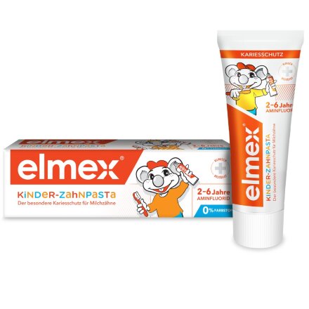 Зубная паста детская Elmex Kids защита от кариеса, для детей от 2 до 6 лет, 50 мл во Владивостоке 