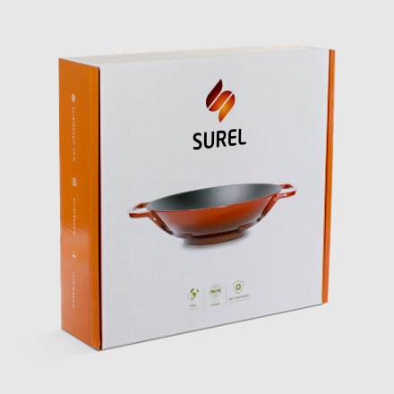 Сковорода Surel wok красная 28 см во Владивостоке 