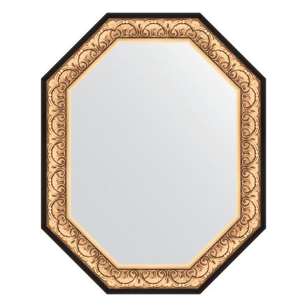 Зеркало в багетной раме Evoform барокко золото 106 мм 80x100 см во Владивостоке 