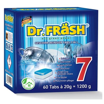 Таблетки для посудомоечной машины Dr.Frash 7в1 60 шт во Владивостоке 