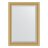 Зеркало с фацетом в багетной раме Evoform сусальное золото 80 мм 75х105 см во Владивостоке 