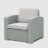 Комплект LF стол+софа 3-х местная+2 кресла+тумбочка серый (SF-C-G-A15050/SF-3-G-A15050) во Владивостоке 