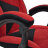 Кресло компьютерное ТС 67х49х142 см флок бордовый/чёрный во Владивостоке 