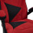 Кресло компьютерное ТС 67х49х142 см флок бордовый/чёрный во Владивостоке 