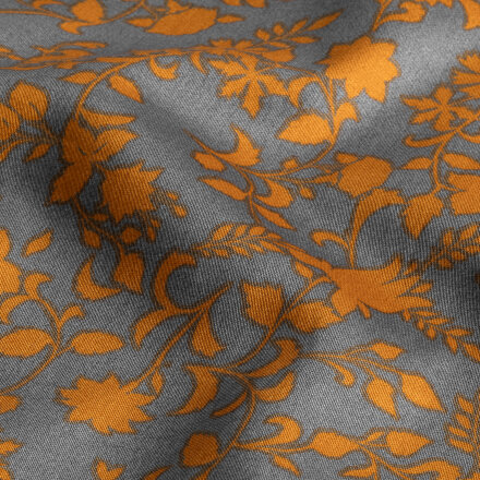 Комплект постельного белья Togas Корли Двуспальный евро Серый/Оранжевый во Владивостоке 